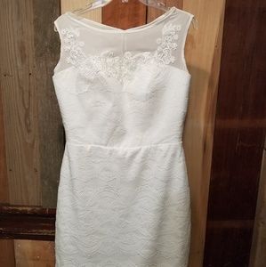 Hand Made White Lace Dress BRAND NEW